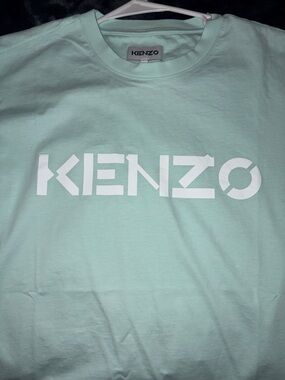 Kenzo Mint Green Logo T-Shirt